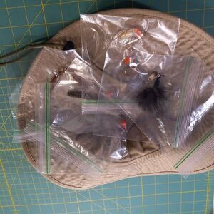 Fishing Hat and Lures